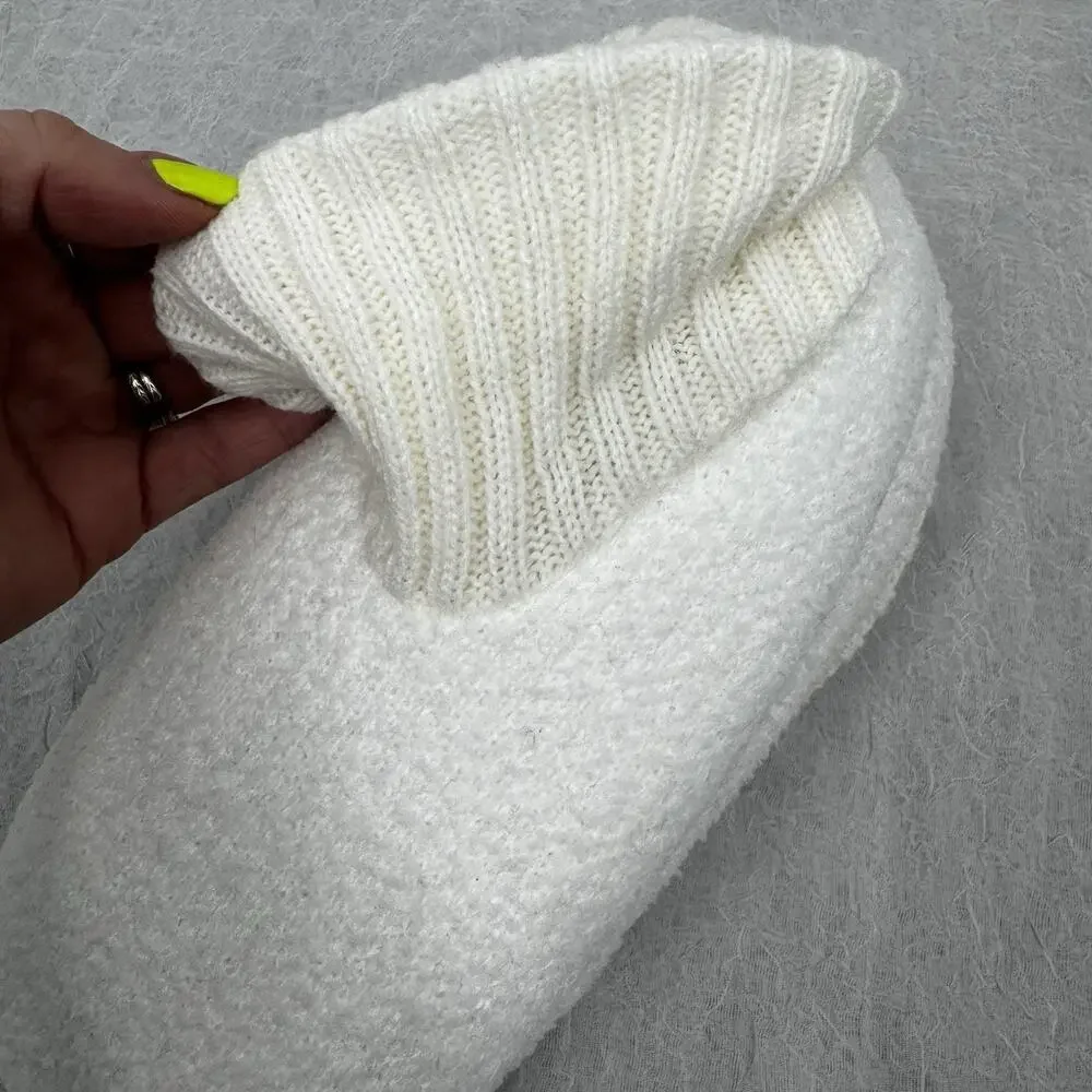 Northeast Outfitters Cozy Cabin Women's Marled Booties Cream S/M